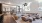 a living room with a large glass wall