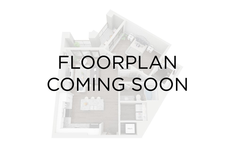 A6 - 1 bedroom floorplan layout with 1 bathroom and 596 square feet A6 - 1 bedroom floorplan layout with 1 bathroom and 596 square feet